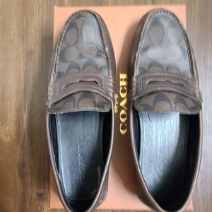 Men's shoes, Coach - Mott Penny Sig, sz 10, Brown